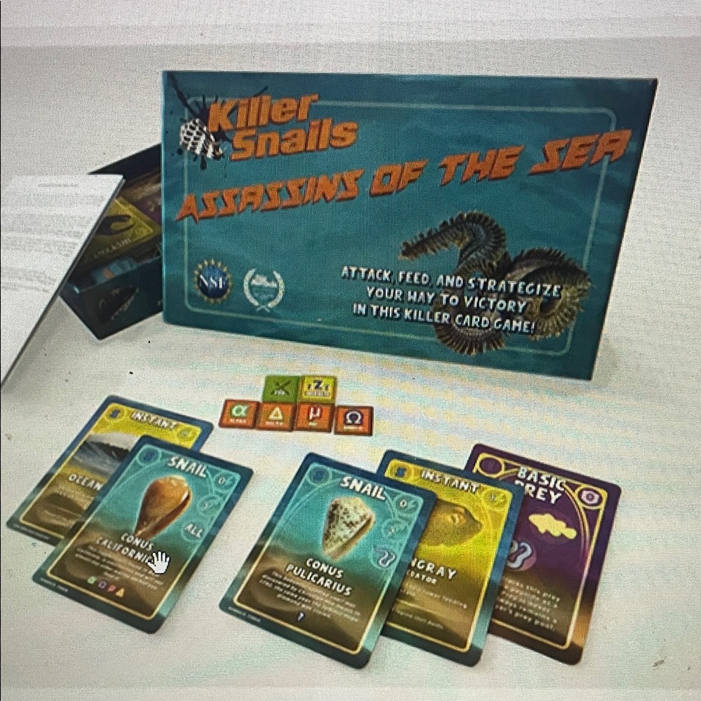 Killer Snails Assassins of the Sea Card Game